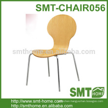 High Quality Solid Birch Bentwood Dining Chair Design With Mental Legs